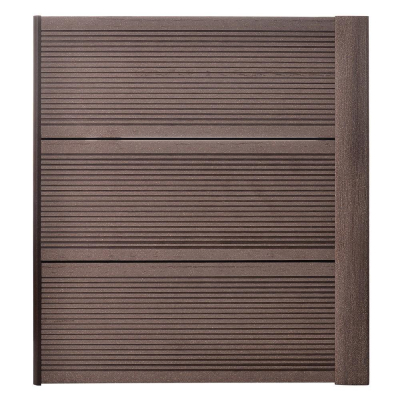 Террасная доска "Deckado" (ТЕМНО-КОРИЧНЕВЫЙ)